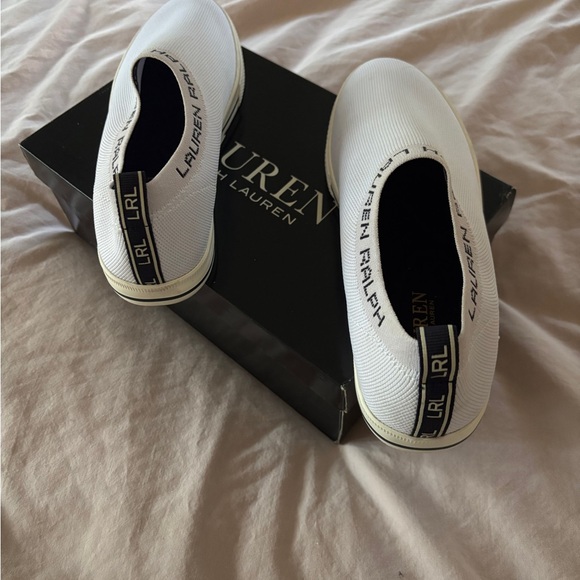 Ralph Lauren White Slip-On Sneakers for women - Picture 2 of 2